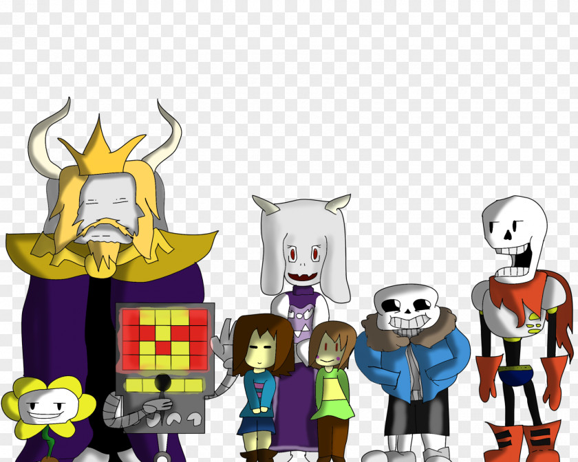 Undertale Character Fan Art PNG