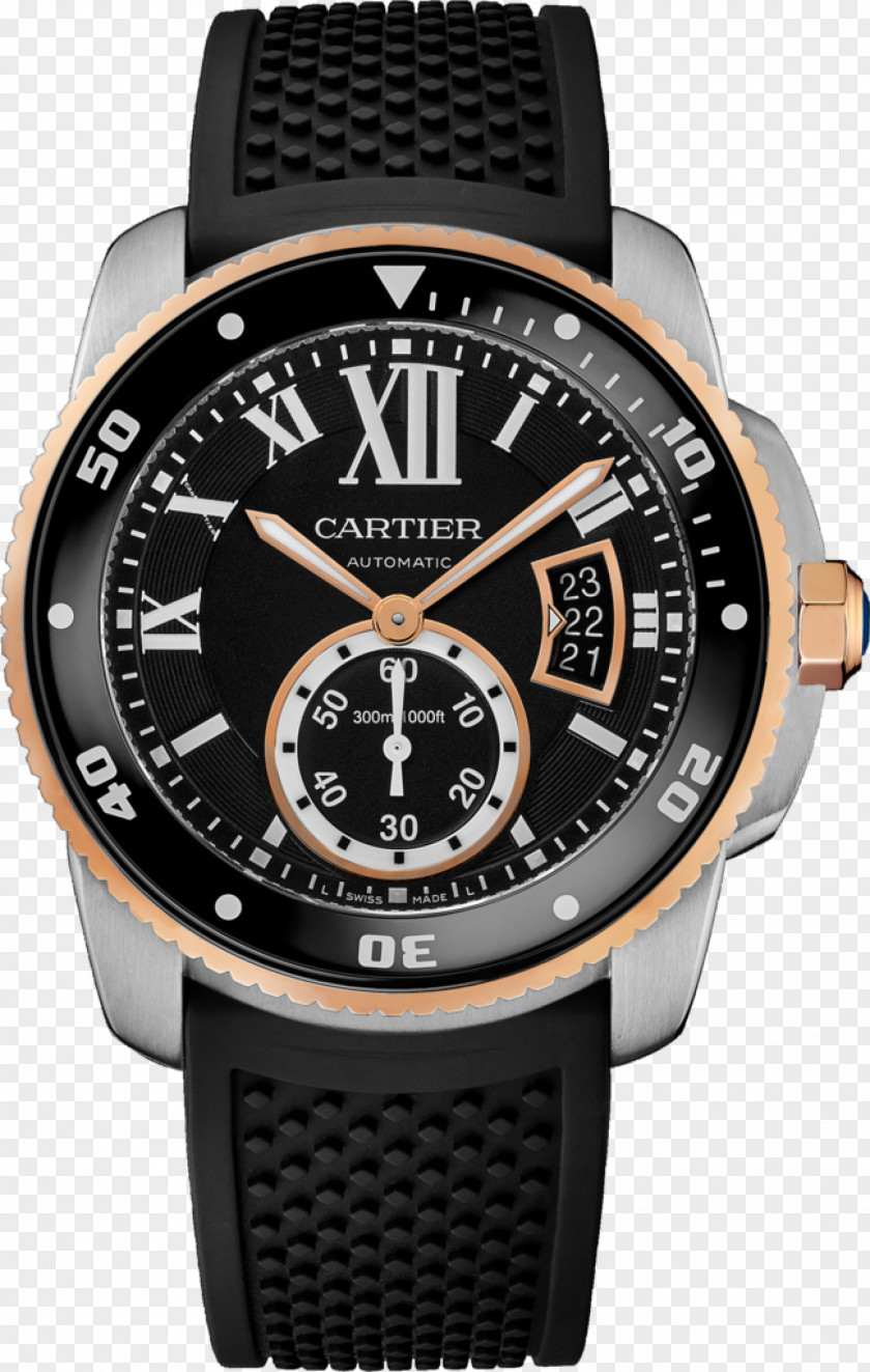 Watch Diving Cartier Calibre De Diver Automatic PNG
