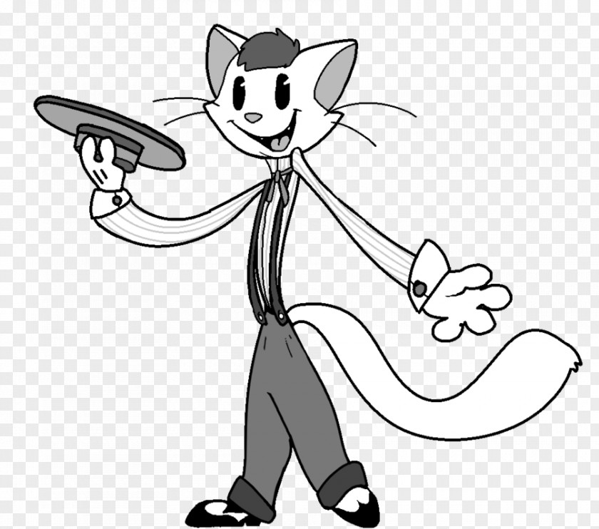 1930s Cartoon Whiskers Drawing Cat Clip Art PNG