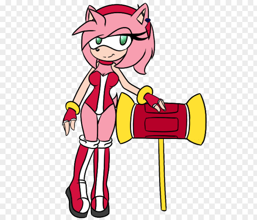 Amy Rose Fan Art Drawing PNG