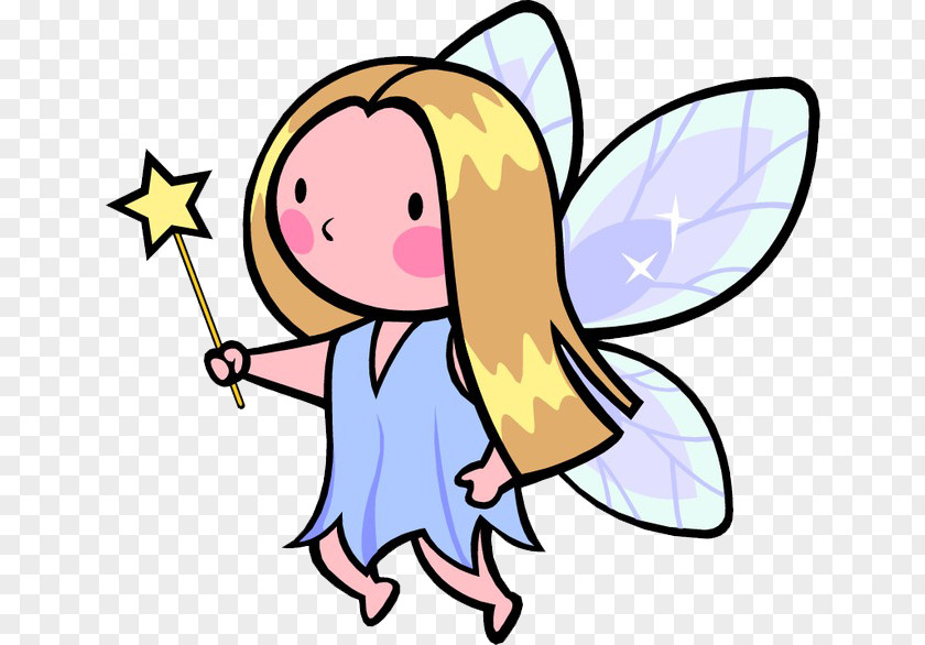 Cute Fairy Tooth Drawing Image PNG