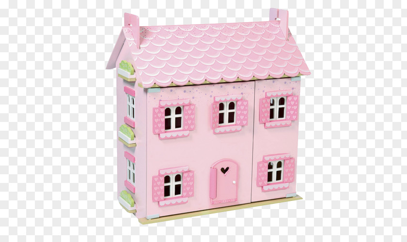 Doll House Dollhouse Facade Pink M PNG