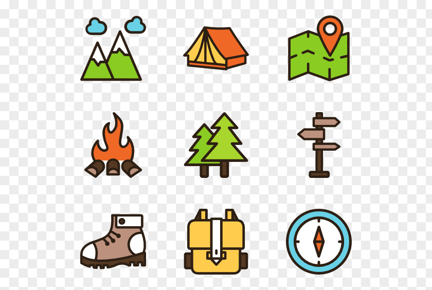 Hiking Icon Drawing Cartoon Clip Art PNG