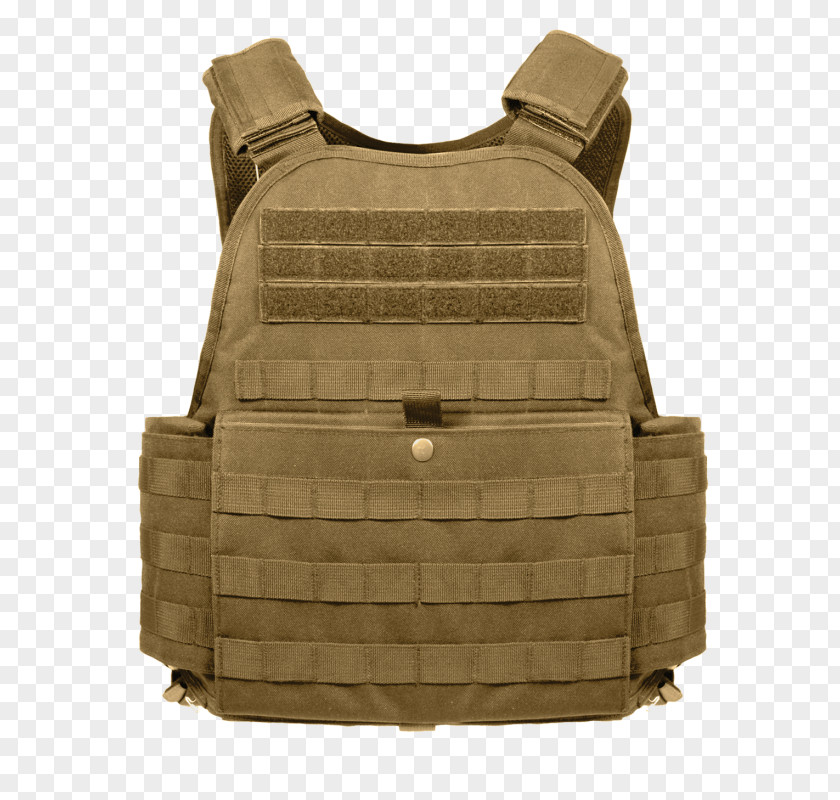 Military Soldier Plate Carrier System MOLLE タクティカルベスト Coyote Brown PNG