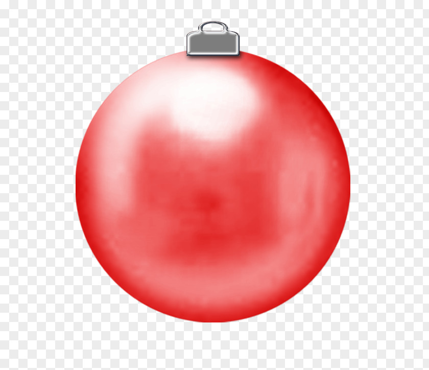 Red Light Bulb Christmas Ornament Decoration Sphere PNG