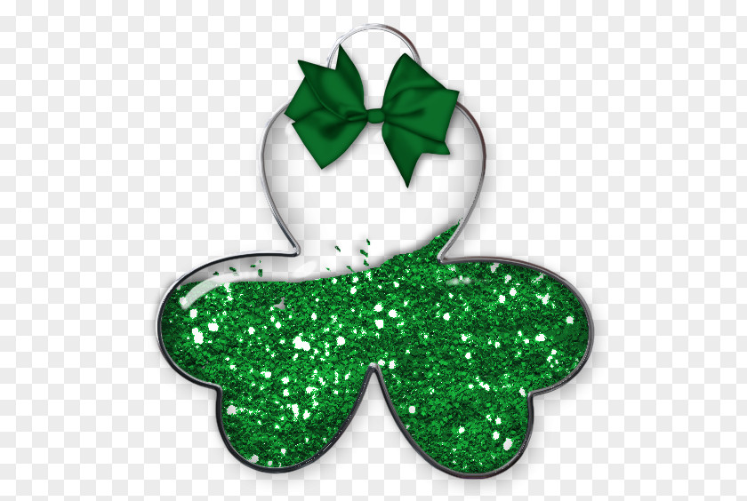 Shamrock With Green Bow PNG Picture Saint Patrick's Day Clip Art PNG
