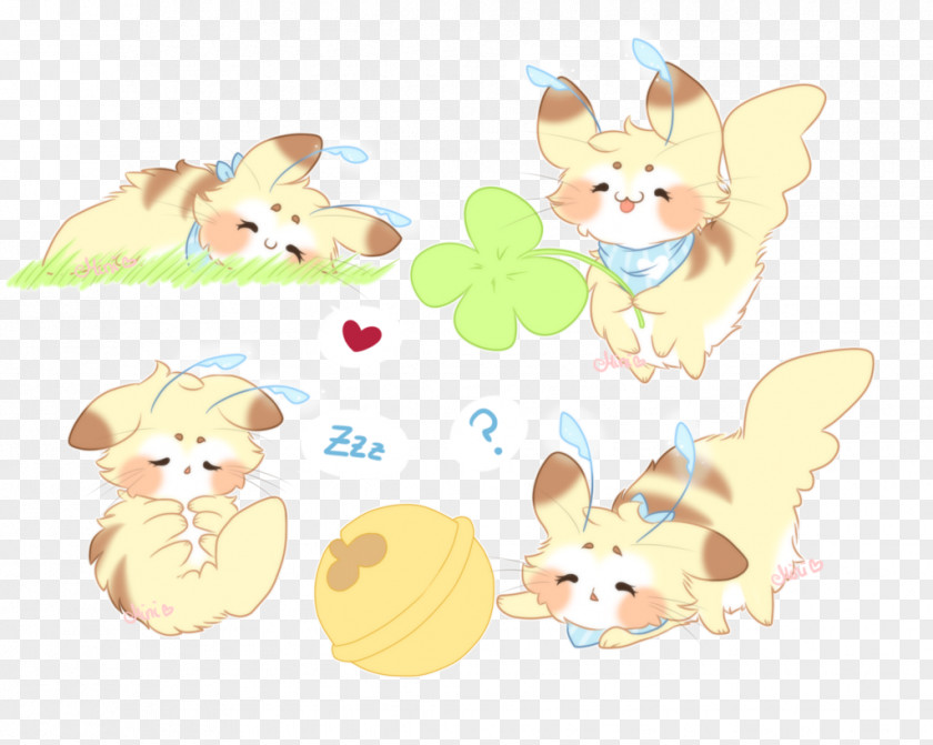 Kitten Whiskers Easter Bunny Dog Clip Art PNG