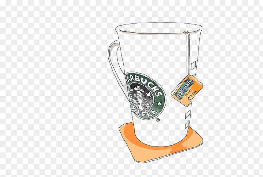 Starbucks Tea Bag Coffee Cup PNG