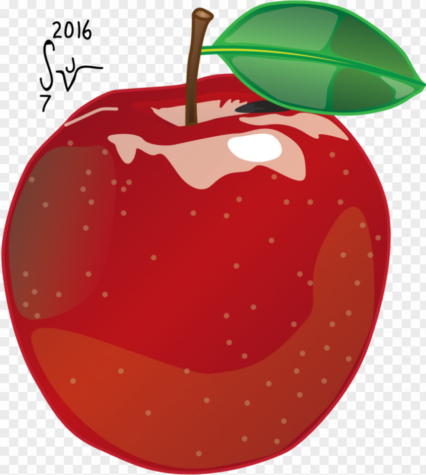 Strawberry Apple Pixel Art Clip PNG