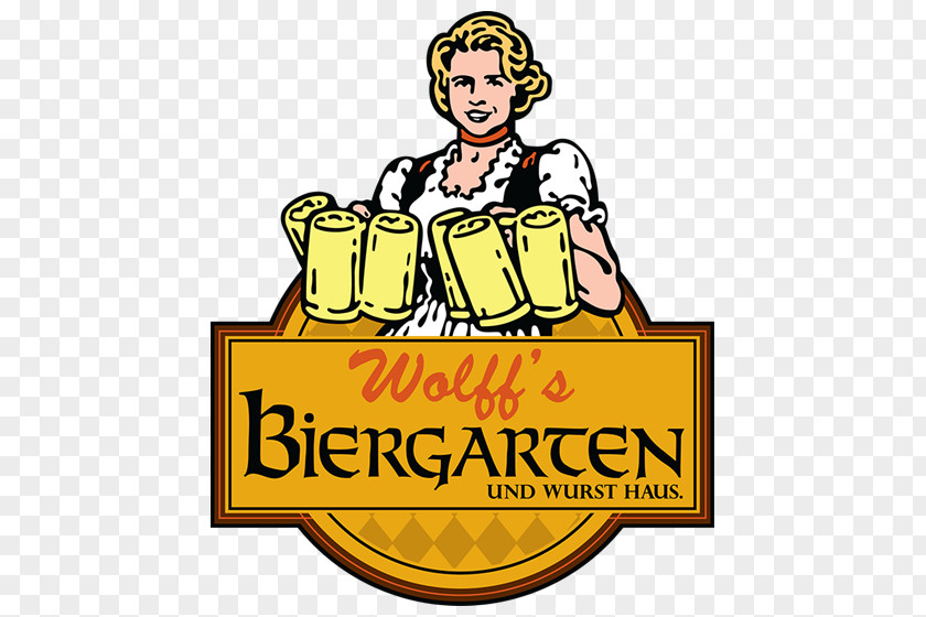 Beer Wolff's Biergarten Garden German Cuisine Oktoberfest PNG
