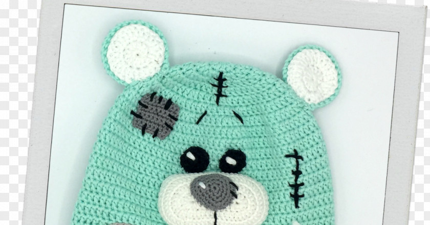 Child Crochet Knitting Bonnet Textile Pattern PNG