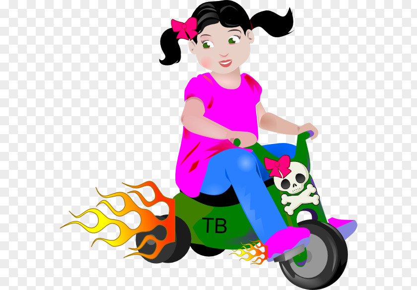 Child Tricycle Clip Art PNG