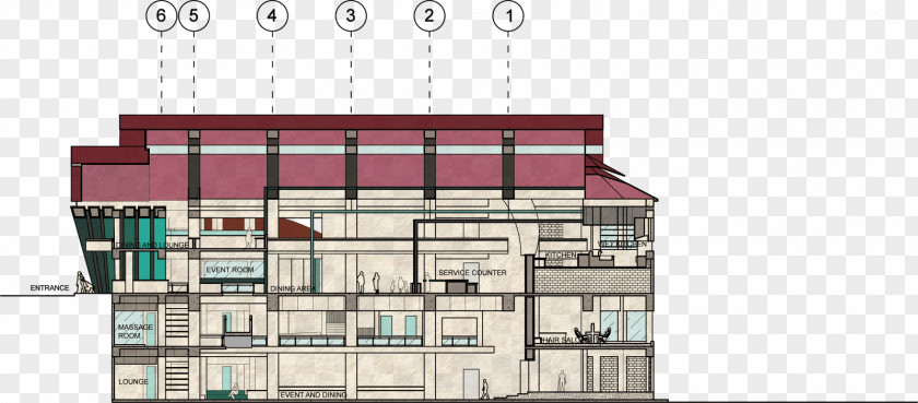 Facade Architecture PNG