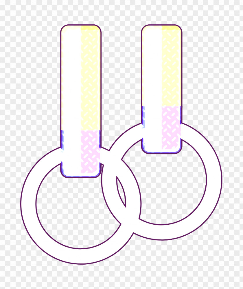 Gym Icon Fitness Rings PNG