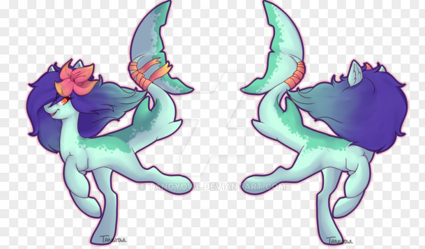 Horse Turquoise Fish Clip Art PNG