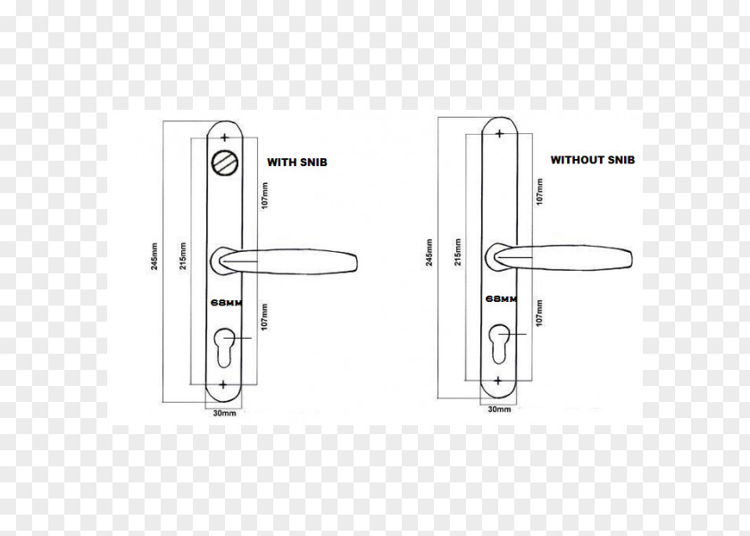 Design Door Handle Lock Line PNG
