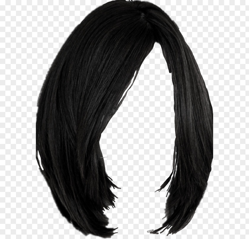 Hair Black Hairstyle Coloring Layered PNG