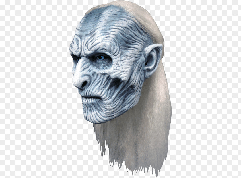 Mask White Walker Night King Latex Costume Party PNG