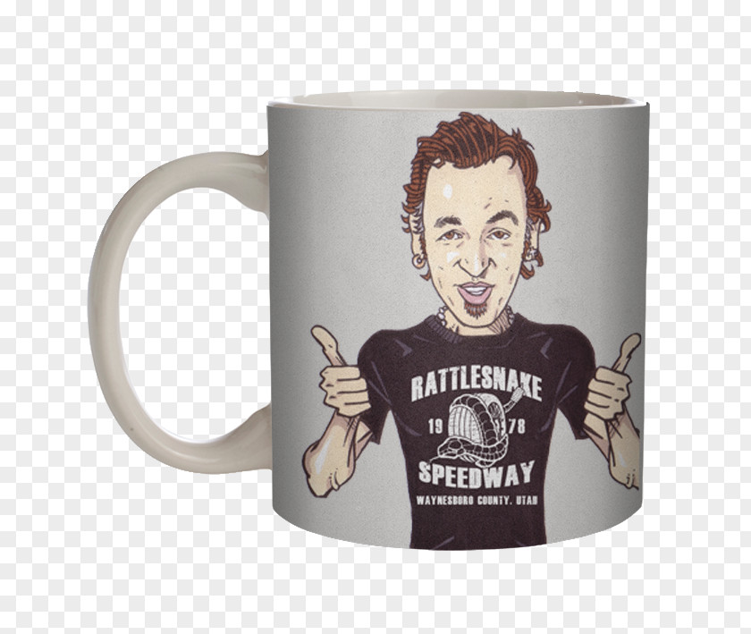 Mug Bruce Springsteen Coffee Cup Tumbler PNG