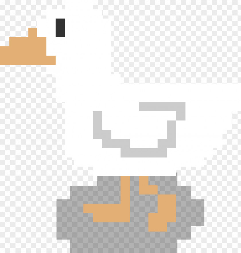 Play Duck Pixel Art Minecraft PNG