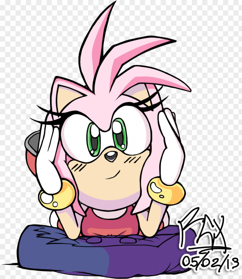 Amy Rose The Hedgehog Illustration Cartoon Clip Art Fan PNG