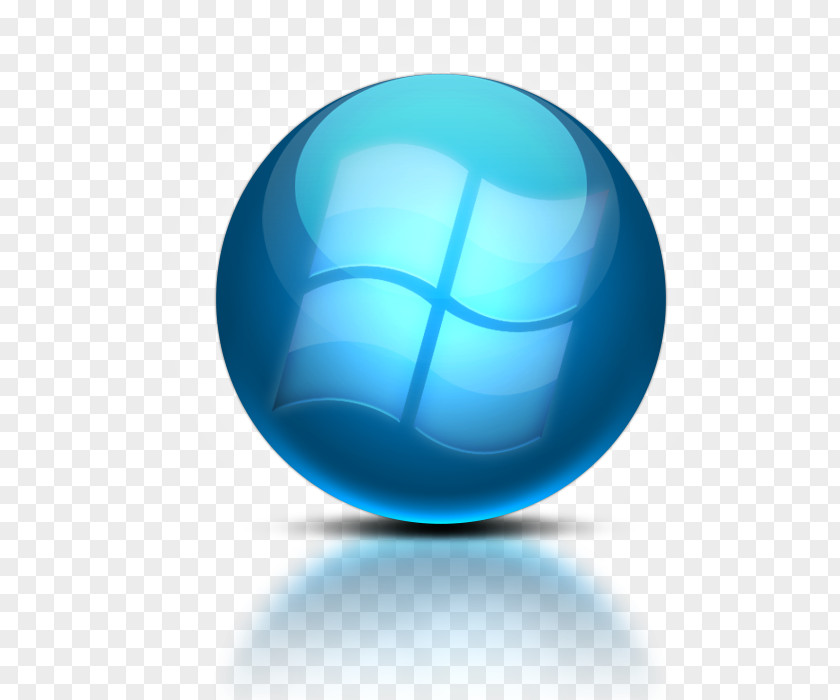 Blue Windows Button Microsoft PNG
