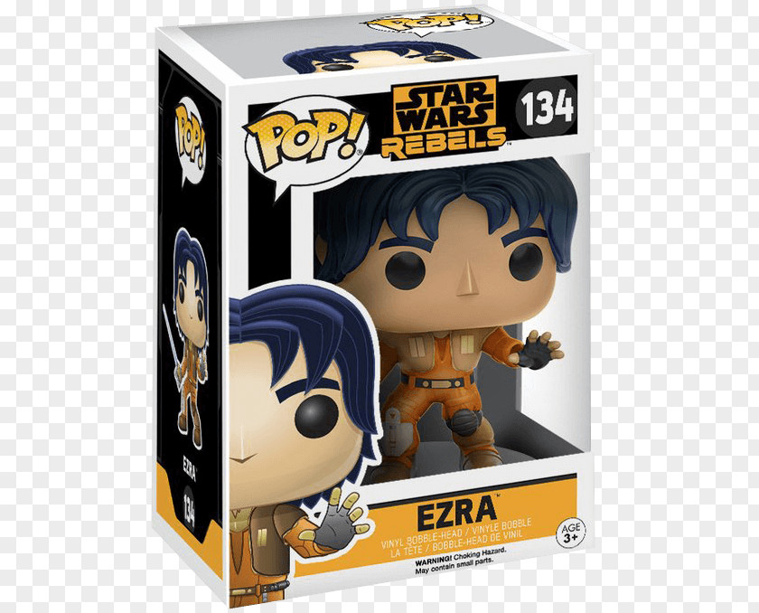 Ezra Bridger Anakin Skywalker Luke Funko Bobblehead PNG