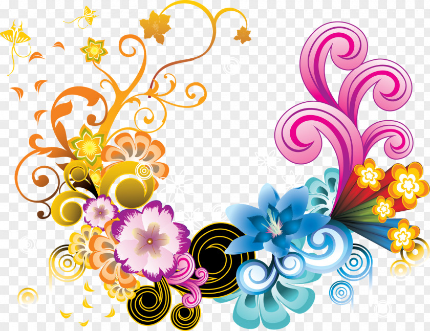 Floral Poster PNG