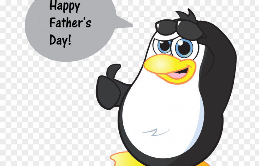 Penguin Father's Day Child Gift PNG