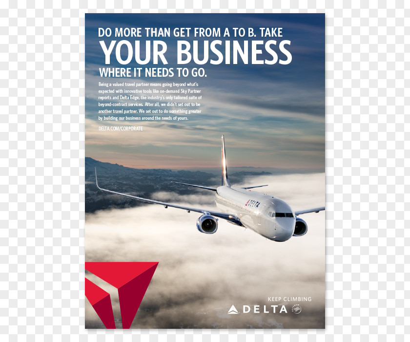 Poster Advertising Airline Delta Air Lines Airbus After The End: Forsaken Destiny PNG
