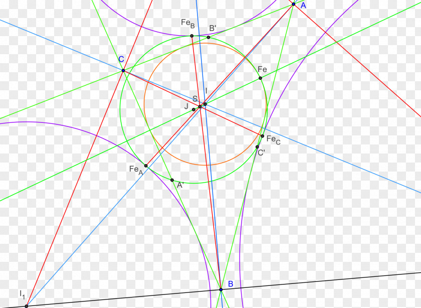 Triangle Symmetry Point Pattern PNG