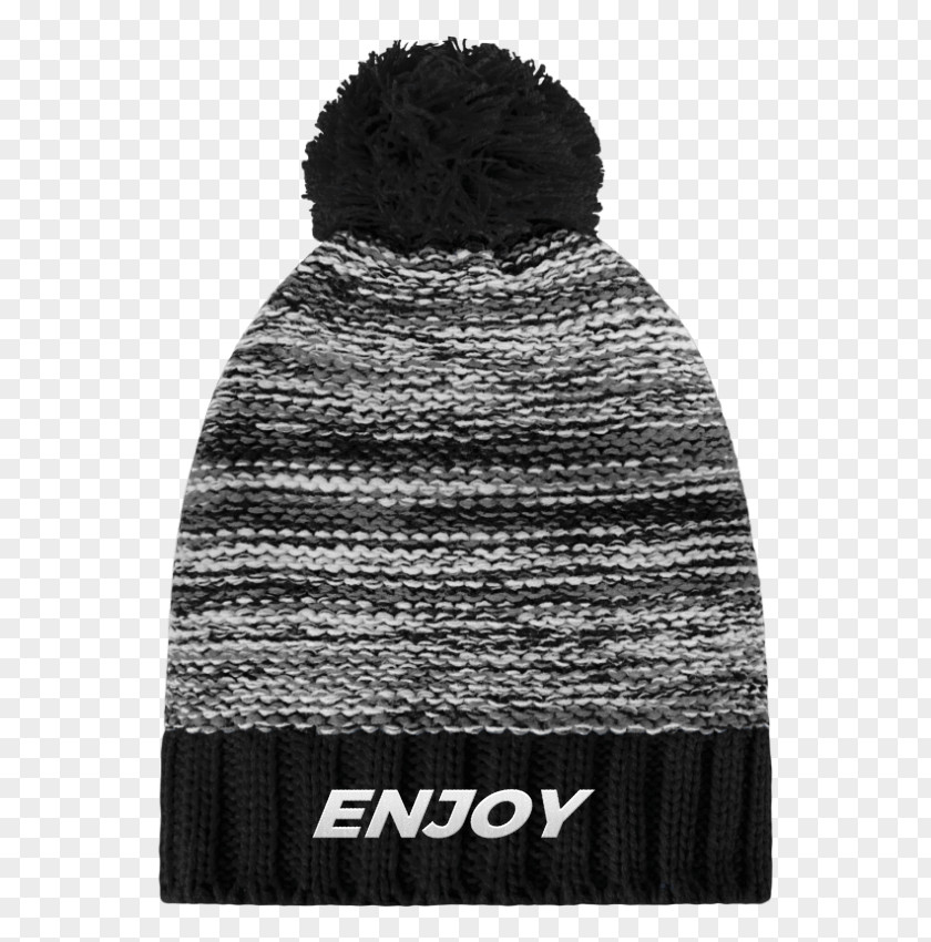 Black Boarder Beanie Bonnet Knit Cap Hat PNG