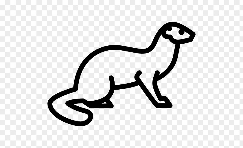 Ferret Stoat Long-tailed Weasel Clip Art PNG