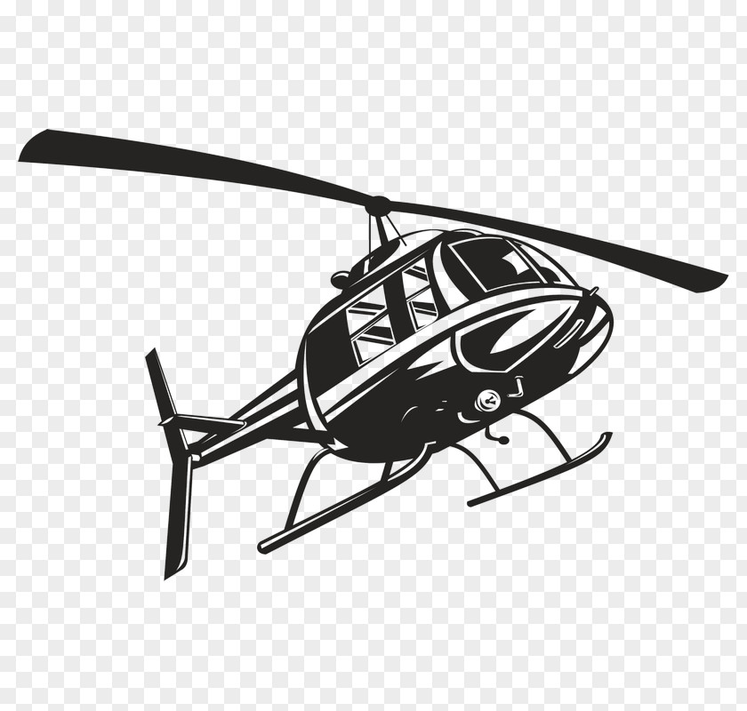 Helicopter Military Wall Decal Airplane Sticker PNG