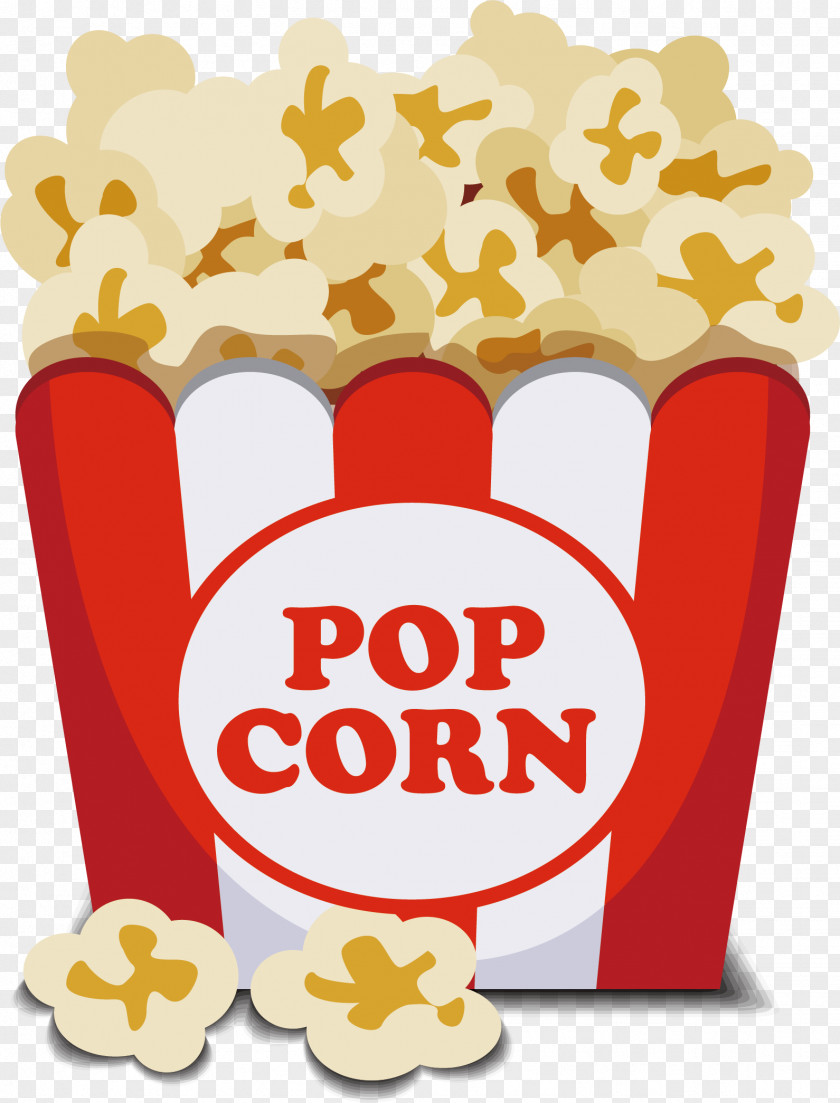 Popcorn Vector Material Cartoon PNG