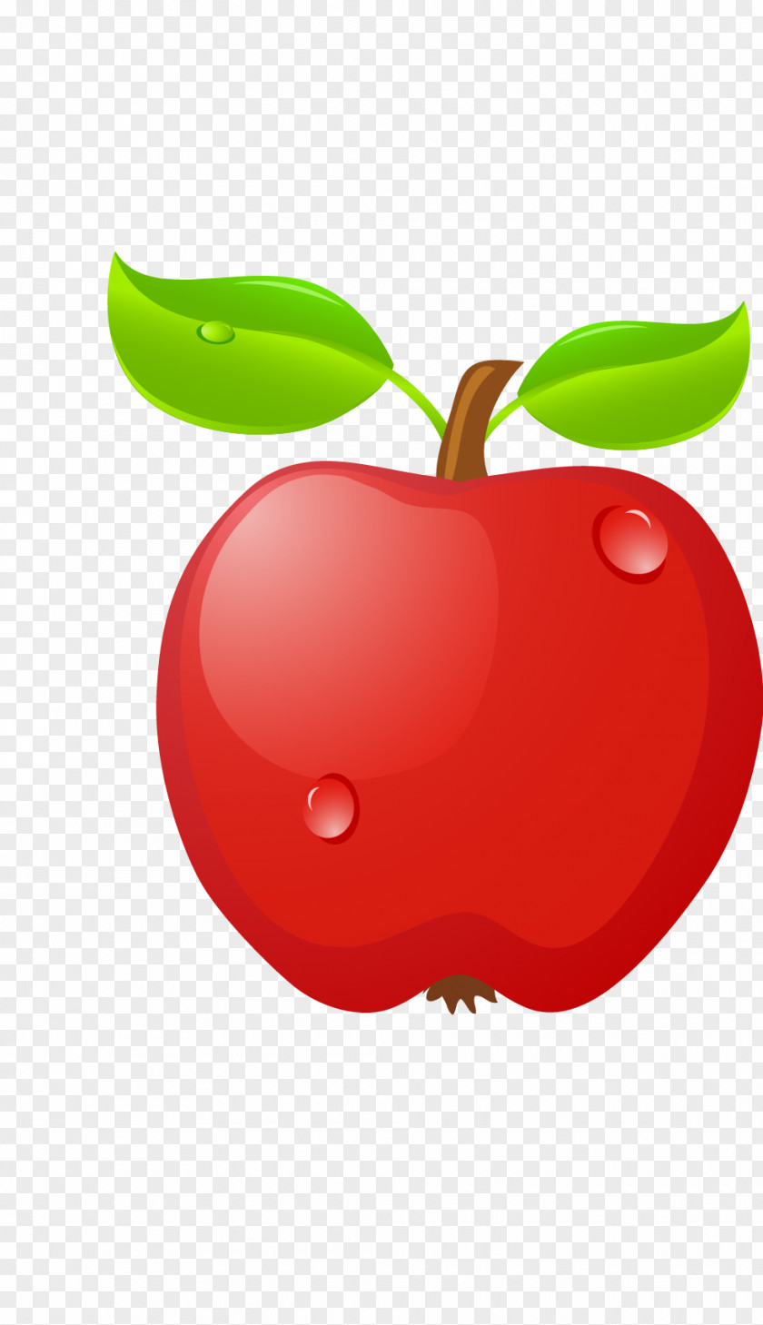 Red Is The Big Apple Clip Art PNG