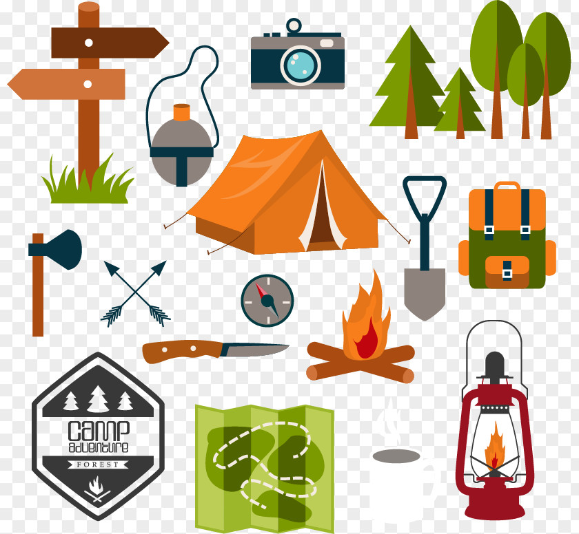 Survival Kit Vector PNG