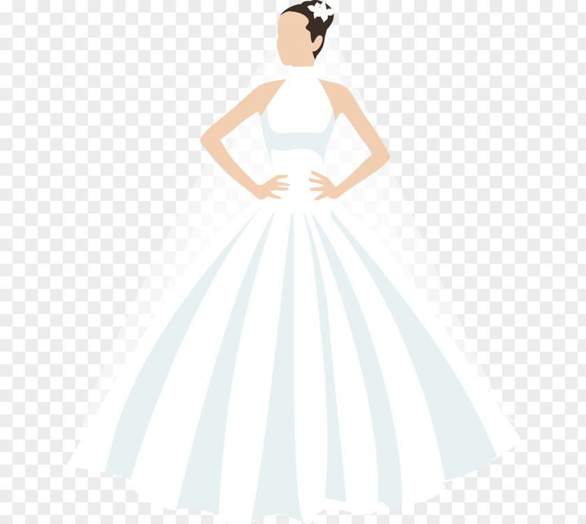 Bride,Wedding Dress Wedding Bride White Party Pattern PNG