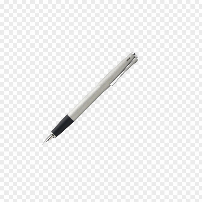 Brushed Silver Pen Metal Drawing PNG