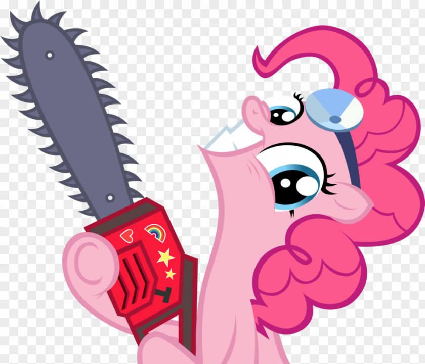 Chainsaw Pinkie Pie Rainbow Dash Applejack Rarity Twilight Sparkle PNG