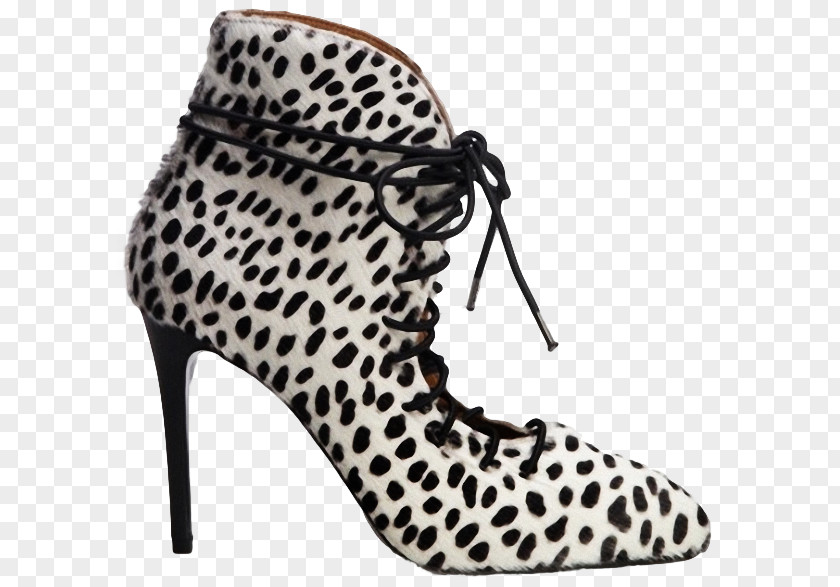 Leopard Boots Shoe High-heeled Footwear Boot PNG