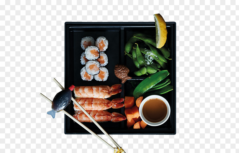 Sushi Takeaway Japanese Cuisine Chopsticks Dish Animal Source Foods PNG