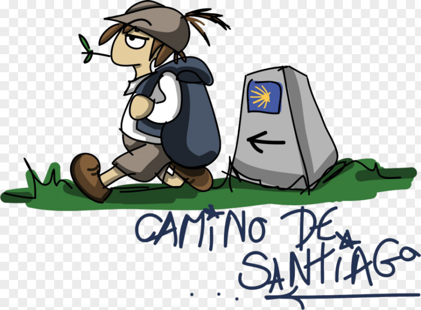 Camino De Santiago Pilgrimage Clip Art PNG
