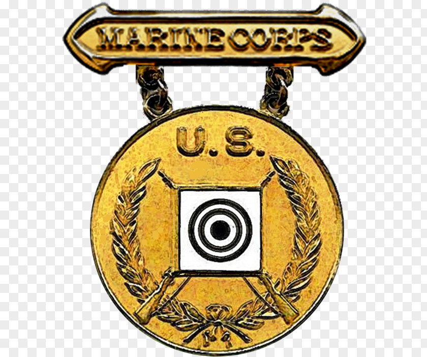 Gold Badge Marksmanship Badges United States Navy Marine Corps PNG