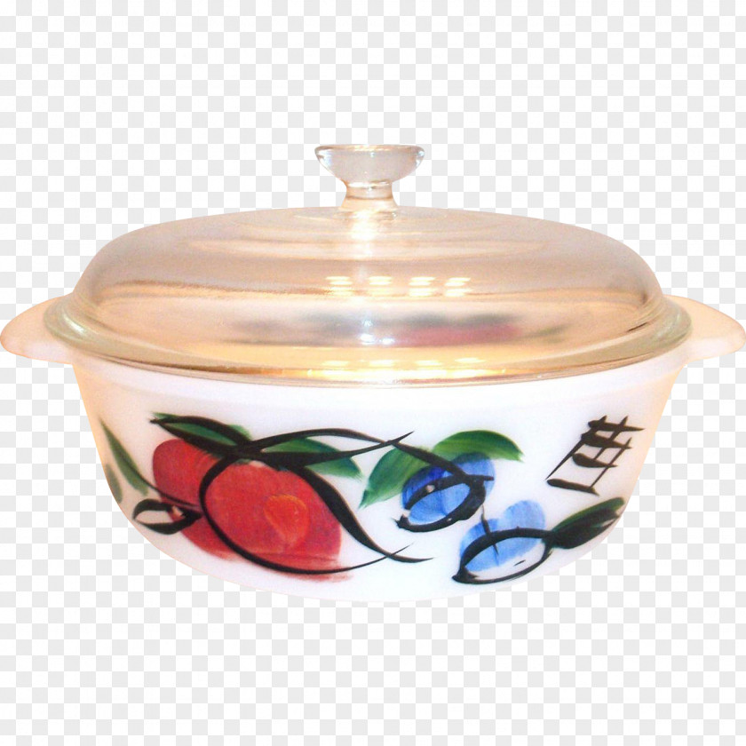 Hand-painted Fruit Ceramic Lid Pottery Bowl Tableware PNG