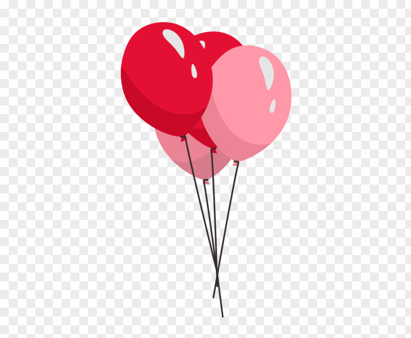 Party Supply Magenta Birthday Balloon Cartoon PNG