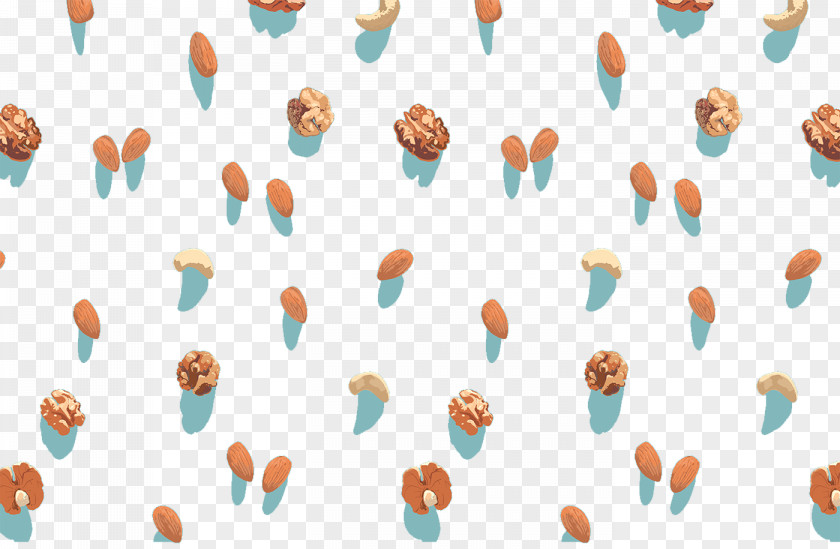 Walnuts Almonds Background Patterns Walnut Almond Apricot Kernel PNG