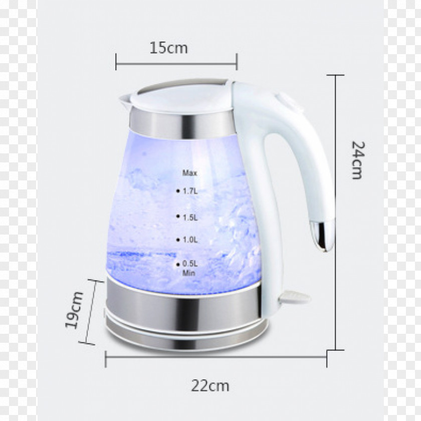 Glass Kettle Mug Food Processor Blender PNG