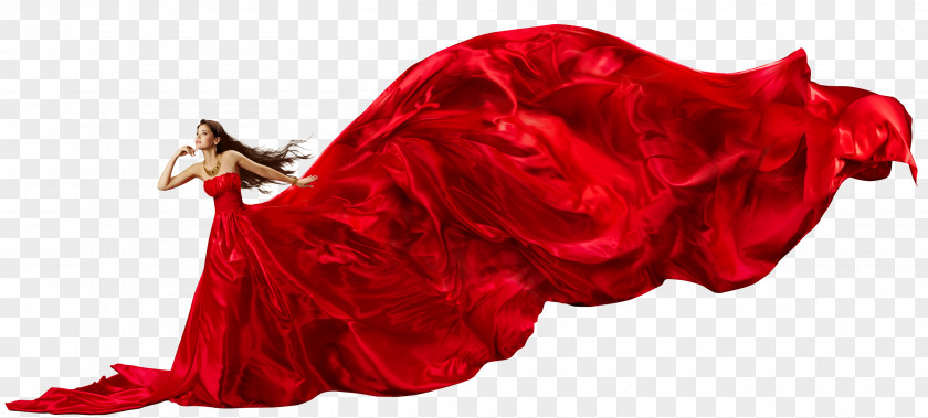 Dressed In Red Dress Of Europe And The United States Beautiful Models Stock Photography Gown Clothing PNG
