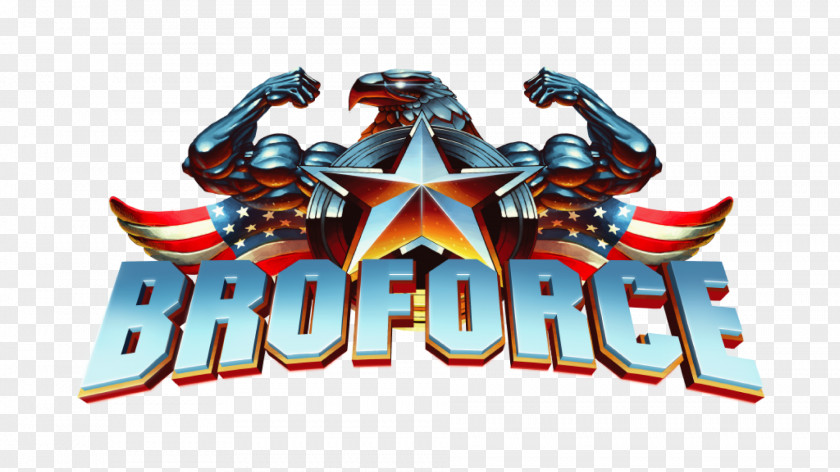 Linux Broforce Logo Brand Game PNG